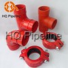 Supply UL/FM Ductile iron grooved pipe fittings