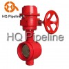 Supply Flange end butterfly valve