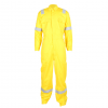 Men’s 100% cotton flame retardant coverall with reflective strip is made of flame-retardant cotton